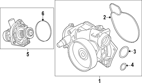 Water Pump for 2023 BMW 760i xDrive #0