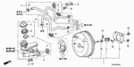 46402SDAA02 - Chassis: TUBE ASSY., MASTER POWER for Honda Image