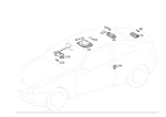 2038204801 - Electrical System: Interior Lamp for Mercedes-Benz: 180C, C230, C240, C280, C32 AMG, C320, C350, C55 AMG Image