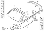 54377293470 - : Molding, Folding Top Lid for BMW Image