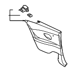 12766704 - Body: Quarter Trim Assembly for Saab: 9-3 Image