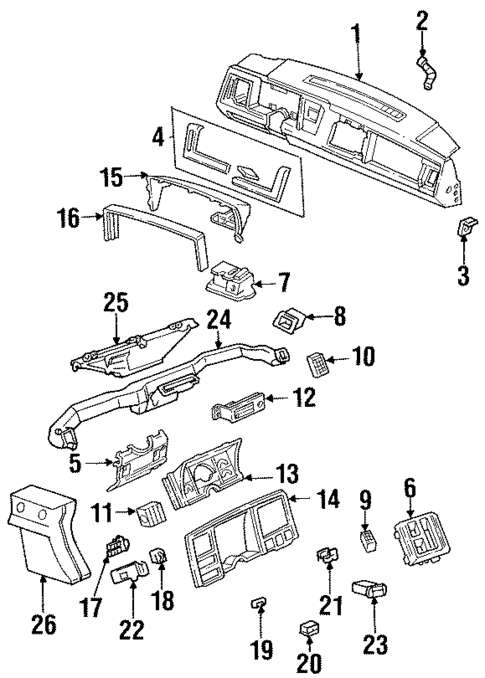 Window Defroster for 1994 Chevrolet K1500 Pickup #0