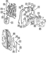 6507872AA - Air Conditioners and Heaters: Screw for Chrysler: 300, PT Cruiser | Dodge: Challenger, Charger | Jeep: Patriot Image