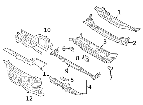 Cowl for 2018 Lincoln MKX #0