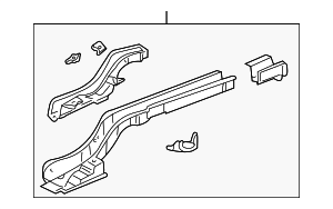 25819142 - Body: Rear Rail for GM Image