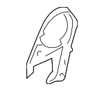 895121D050RU - Body: Inner Cover for Kia: Rondo Image