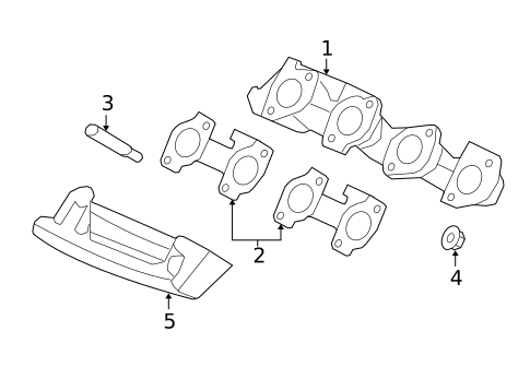 Exhaust Manifold for 2010 Ford F-150 #0