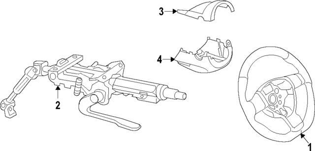 3G8419091JCPU - : Steering Wheel for Volkswagen Image