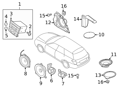 Sound System for 2009 Subaru Legacy #0