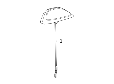 Antenna & Radio for 2015 Jeep Cherokee #0