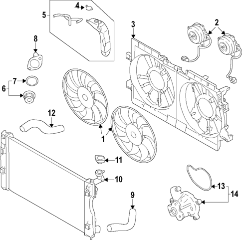 Cooling System for 2024 Subaru Crosstrek #0