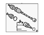 88969962 - Suspension: Axle Assembly for Pontiac: Vibe Image