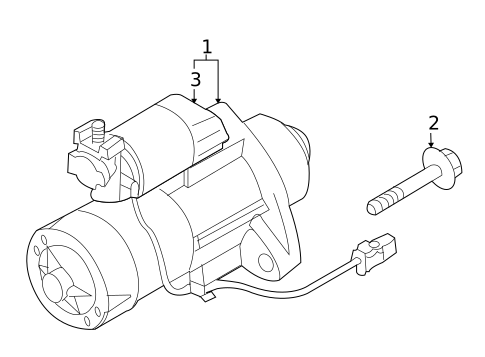 Starter for 2016 Nissan 370Z #1