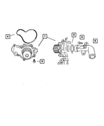 4694307AF - Cooling: Water Pump for Mopar Image