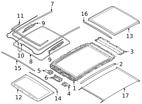Sunroof for 2024 BMW X6 #0