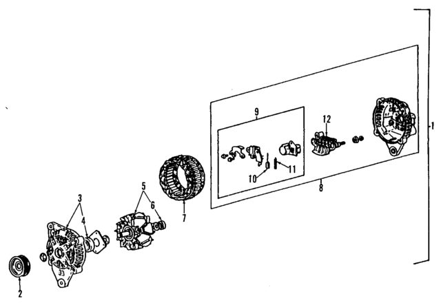 MD324756 - : Alternator for Mopar Image