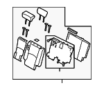 893002J100ACN - Body: Seat Back Assembly for Kia: Borrego Image
