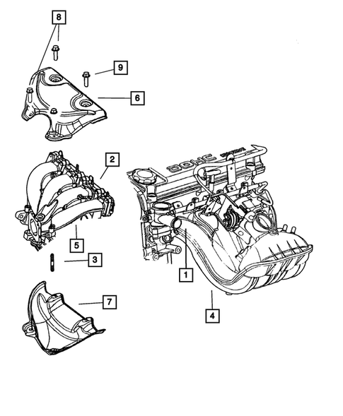 Manifolds for 2006 Chrysler Sebring #0