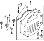 8972925921 - : Trim Assembly for Isuzu Image