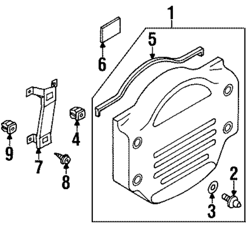 Interior Trim - Tail Gate for 2001 Isuzu VehiCROSS #0