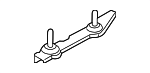 7P0860201 - Body: Roof Luggage Carrier Side Rail Bracket for Volkswagen Image