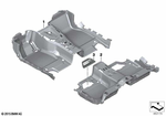 51477990530 - Individual Equipment: Floor Trim Cover, Front for BMW: 740eX, 740i, 740iX, 745eX, 750i, 750iX, M760iX Image image