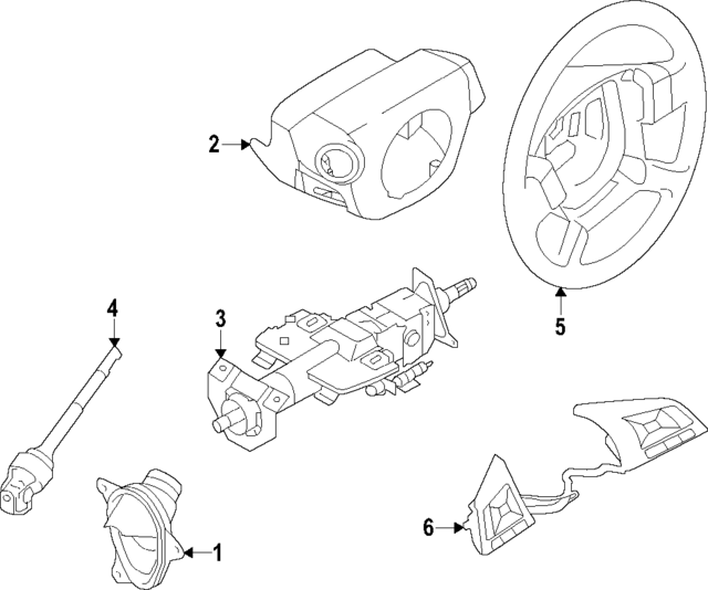 484306TA1C - : Steering Wheel for Nissan Image