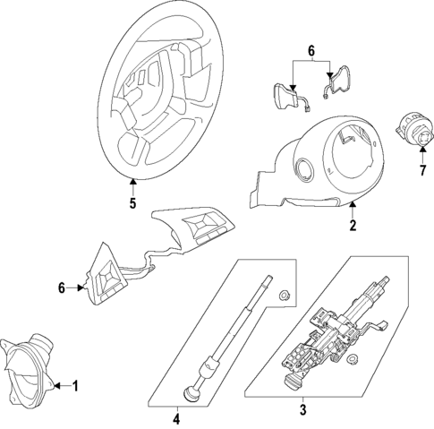Steering Wheel for 2023 Nissan Pathfinder #0