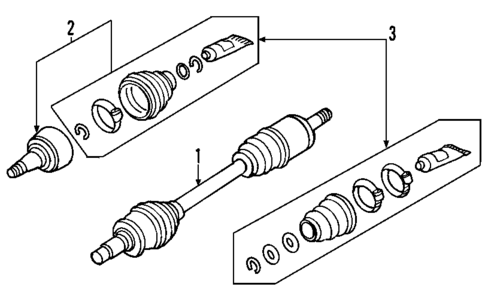 Axle Shafts & Joints for 2013 Mini Cooper #0