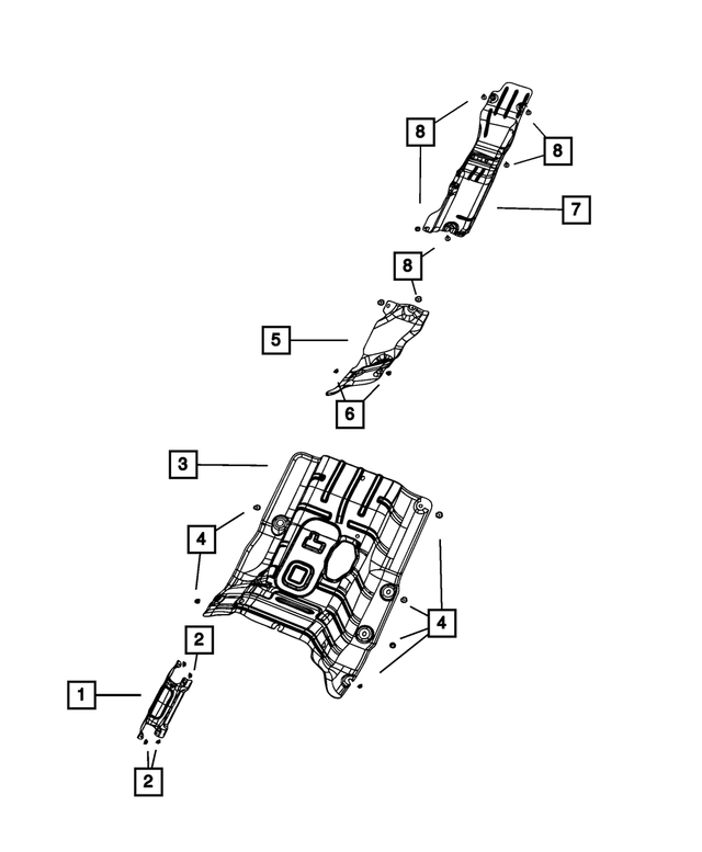 68399885AA - Exhaust: Exhaust Shield for Mopar Image