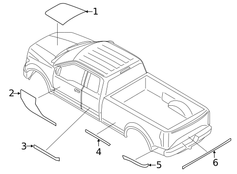Stripe Tape & Decals for 2015 Ford F-150 #0