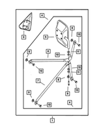 82401002 - Mopar Accessories - Component Parts: Exterior Mirror Package for Dodge: Ram 1500, Ram 2500, Ram 3500 Image