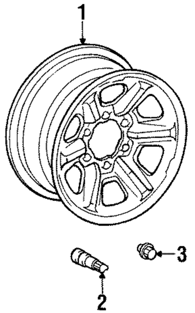 9094201077 - : Wheel Nut for Lexus Image