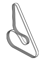11287631824 - Cooling System: Serpentine Belt for BMW Image