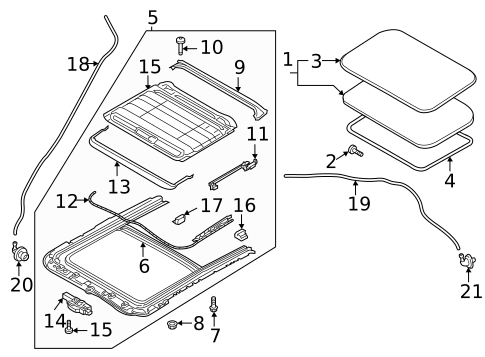 Sunroof for 2021 Mazda CX-3 #0