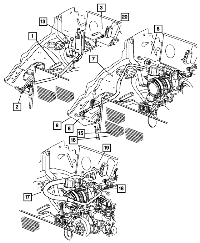5073291AA - : A/C Line O Ring for Mopar Image