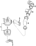 25042605 - Engine: Air Cleaner for Buick: Century | Oldsmobile: Cutlass Ciera Image