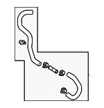 16260F0210 - Cooling System: Hose Assembly for Toyota: Grand Highlander Image