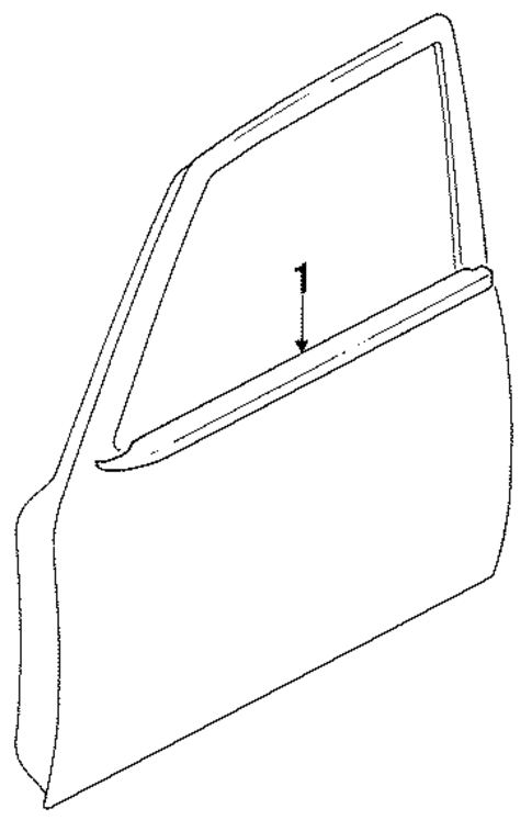 Door & Components for 1985 Mazda GLC #1