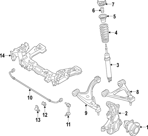 Front Suspension for 2007 Mazda RX-8 #0