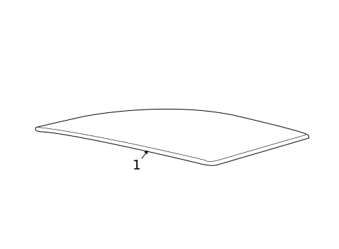 Glass - Lift Gate for 2006 Chrysler Crossfire #0