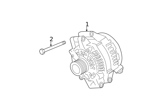 Alternator for 2013 BMW 535i GT #1