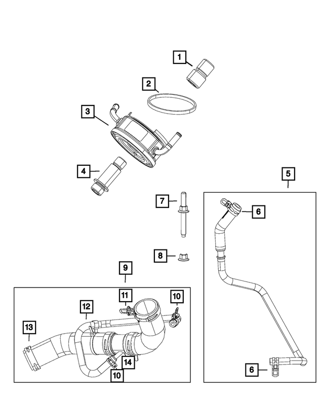55111033AA - Engine: Hose Clamp for Mopar Image