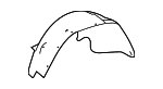 4658804901 - : Wheelhouse Liner for Mercedes-Benz Image