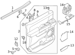 PC3Z26266A20AA - : Door Trim Molding for Ford Image