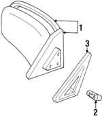 94857540 - : Mirror for Chevrolet: Prizm Image