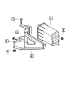 52102811AA - Emission Systems: Vapor Canister Bracket for Mopar Image