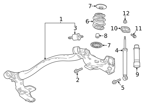 Rear Suspension for 2016 Chevrolet Trax #1