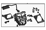 8705002C10 - HVAC: AC &amp; Heater Assembly for Toyota: Corolla, Matrix, RAV4 Image