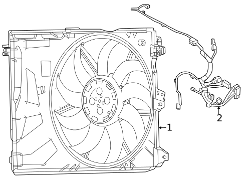 Cooling Fan for 2024 Dodge Hornet #0